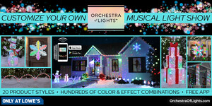 Orchestra of Lights™: Customize a Dazzling Musical Holiday Light Show