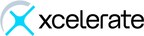 The refreshed Xcelerate logo, representing a bold new chapter of innovation and customer investment.