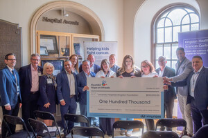 Hyundai Hope on Wheels and four southeastern Hyundai dealers donate $150,000 to University Hospitals Kingston Foundation