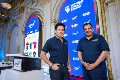 Credit: @NYSE
Cricket Icon and Co-owner of NCL USA Sachin Tendulkar and Chairman of NCL USA Arun Agarwal