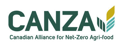 Canadian Alliance for Net-Zero Agri-food logo (CNW Group/Canadian Alliance for Net-Zero Agri-food (CANZA))
