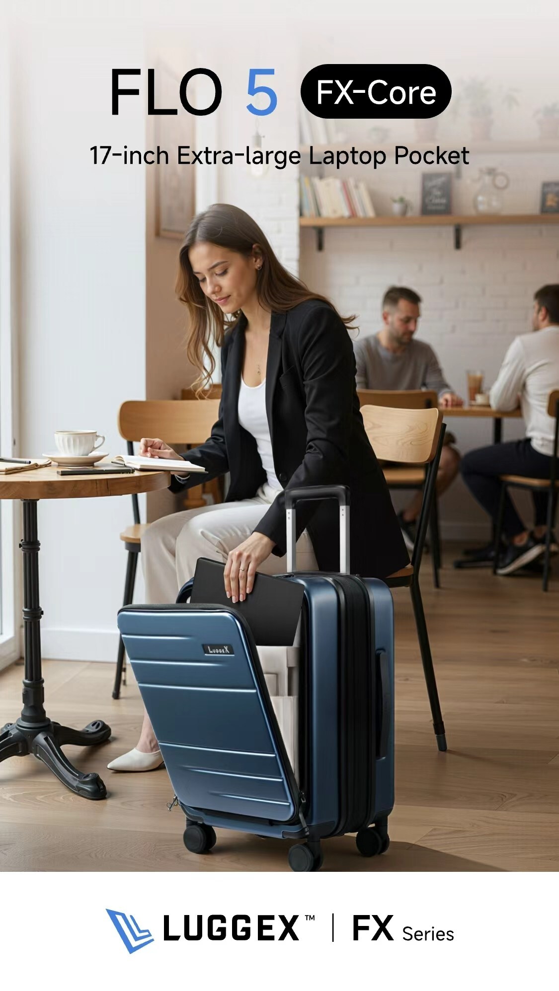 Luggex Launches FLO 5 Core: The Ultimate Business Traveler's Suitcase
