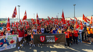Unifor rallies to Protect Canadian Jobs in Brampton