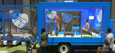 Purina Cat Chow is bringing its therapy cat “Therapod” to NYC students for World Mental Health Day to promote mental well-being through the healing power of cats. The mobile wellness pod will allow college students a break from daily life by offering 10-minute sessions with a therapy cat.