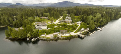 Aerial image of Bamfield Marine Sciences Centre (CNW Group/MEOPAR)