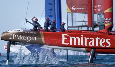 Emirates GBR lead the overall 2025 Rolex SailGP standings after a compelling victory on Cádiz Bay
