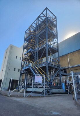 Figure 1. Crystallizers at the Demo Plant (CNW Group/Giyani Metals Corp.)