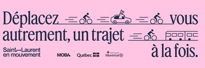 MOBA, en collaboration avec l&#8217;arrondissement de Saint-Laurent, lance la campagne Saint-Laurent en mouvement, incluant un projet pilote de covoiturage domicile-travail, pour transformer les habitudes de d&#233;placement et r&#233;duire la d&#233;pendance &#224; l&#8217;auto solo. (Groupe CNW/Excellence industrielle Saint-Laurent)