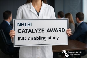 GeneVentiv Therapeutics Selected into NHLBI Catalyze Program to Fund IND-Enabling Toxicology Study for GENV-HEM