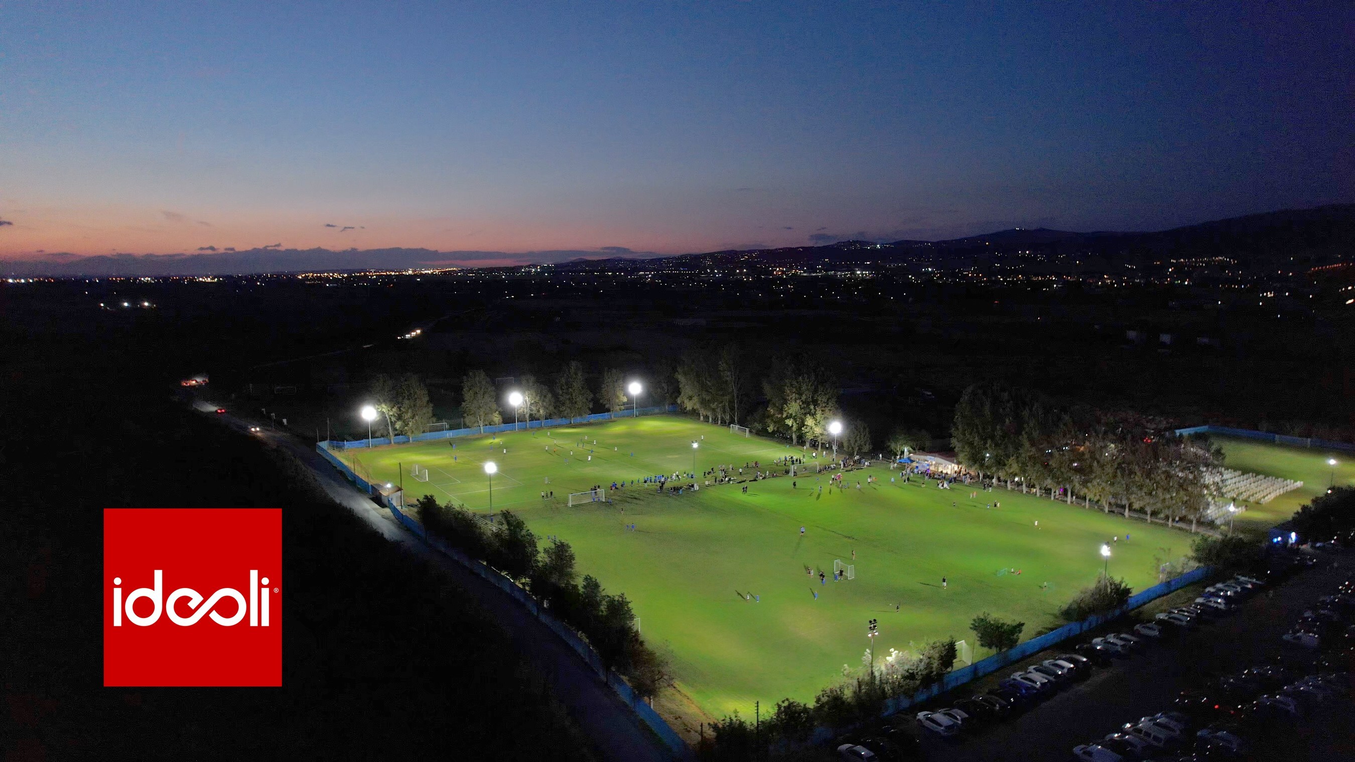 Ideoli Group Partners with European Soccer Legend Theodoros Zagorakis to Illuminate ZAGORAKIS7 ACADEMY with Advanced LED Stadium Lighting