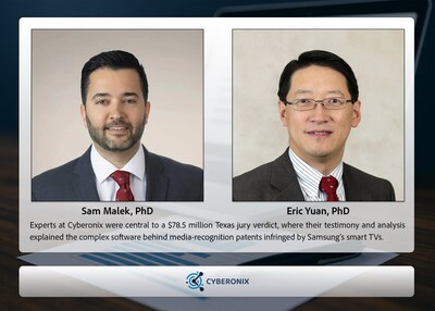 Dr. Malek and Dr. Yuan at Cyberonix