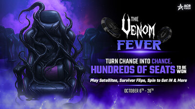 Over 540 Seats Up for Grabs in Venom Fever Satellite Extravaganza at ACR Poker