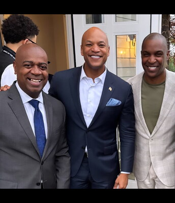 John Wayman Henry pictured here with fellow Democrats Newark Mayor Ras Baraka and Maryland Governor Wes Moore.