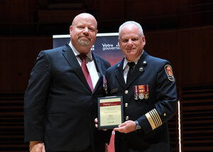 Journée nationale de reconnaissance des pompiers et pompières 2025 - Le gouvernement honore un héros de Lanaudière