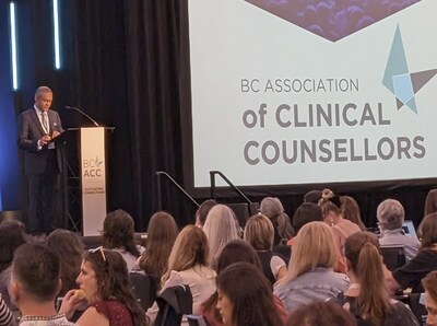 BCACC CEO, Michael Radano (CNW Group/BC Association of Clinical Counsellors)