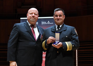 Journée nationale de reconnaissance des pompiers et pompières 2025 - Le gouvernement honore un héros de l'Estrie