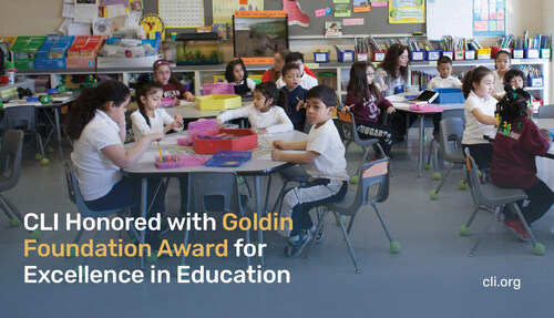CLI named a recipient of the 2024–2025 Goldin Foundation Exemplary Projects Award