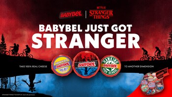 Babybel Original Dairy range Stranger Things collectible packs — product image