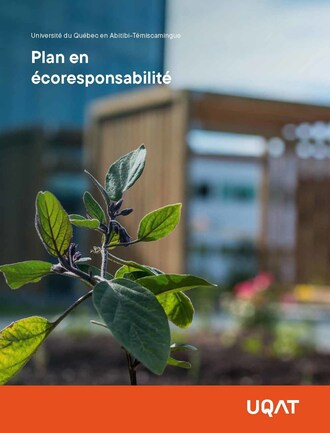 L&#8217;Universit&#233; du Qu&#233;bec en Abitibi-T&#233;miscamingue (UQAT) lance son premier plan en &#233;coresponsabilit&#233; qui compte un total de 59 actions &#224; r&#233;aliser d&#8217;ici 2030. (Groupe CNW/Universit&#233; du Qu&#233;bec en Abitibi-T&#233;miscamingue (UQAT))