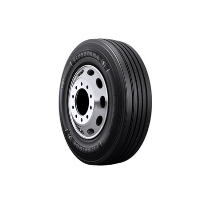 The new Firestone FS592 trucking tire with ENLITEN technology.