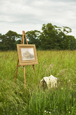 The Farrow and Ball Collection frame in Prof. 2 in India Yellow