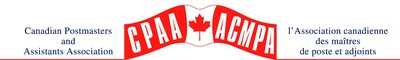Logo de L&#39;Association canadienne des ma&#238;tres de poste et adjoints (Groupe CNW/Association canadienne des ma&#238;tres de poste et adjoints)