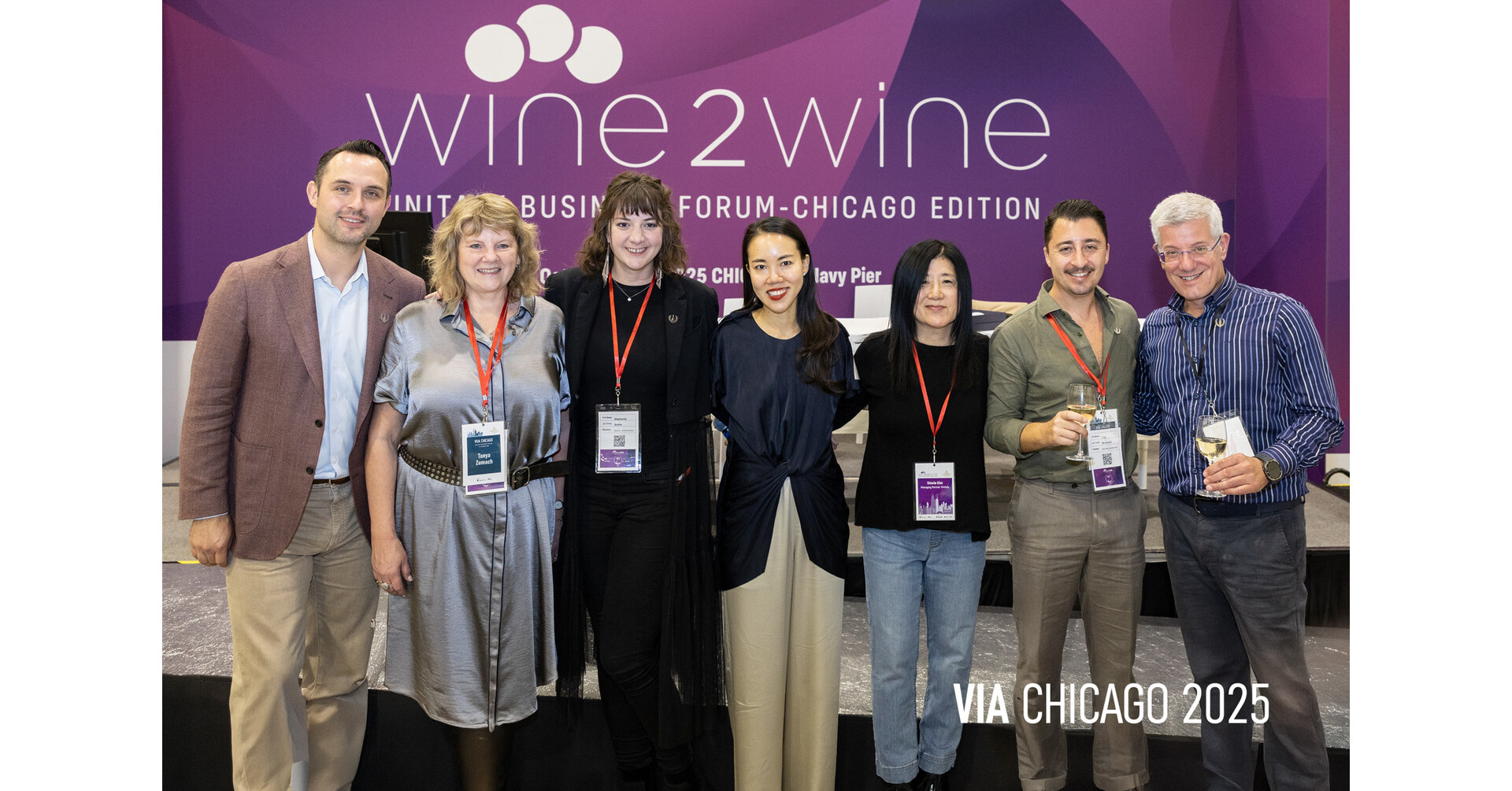 Six Italian Wine Ambassadors appointed as Vinitaly International Academy concludes its Chicago edition during Vinitaly.USA