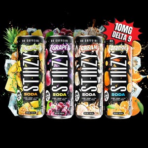 STIIIZY Debuts High-Dose Hemp-Derived THC Seltzers and Sodas