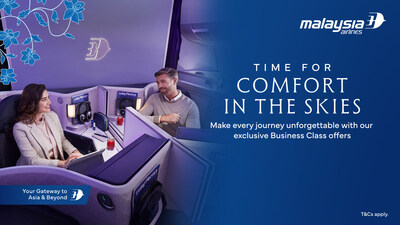 Malaysia Airlines Showcases Elevated Journeys with "Time for Comfort in the Skies" Campaign