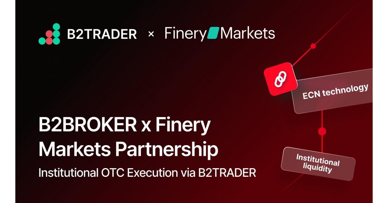 B2BROKER Taps Finery Markets to Power Institutional Crypto OTC on B2TRADER
