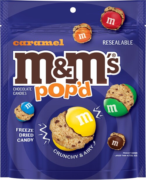 M&M’S® announces M&M’S POP’d Caramel, the brand’s first-ever freeze-dried candy innovation that gives fans an irresistible and poppable snacking experience.