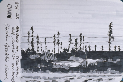 Artist Christine Apostolina Beirne Completes 99-Day Epic Arctic Adventure -- Capturing the Spirit of the North Through Daily Drawings and Paintings