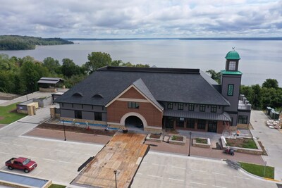 Final touches on the new Station House at Potomac Shores are nearly complete. Photo: Biddle Real Estate Ventures (BREV).