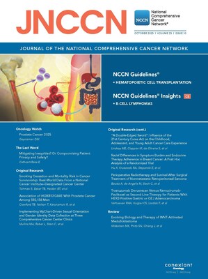 JNCCN Cover, October 2025. Issue available at JNCCN.org.