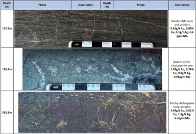 Core photos – Hole EL25019 (CNW Group/Arras Minerals Corp.)