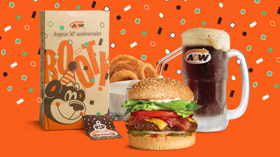 A&amp;W célèbre le 50e anniversaire de Rooty avec le Combo anniversaire de Rooty!