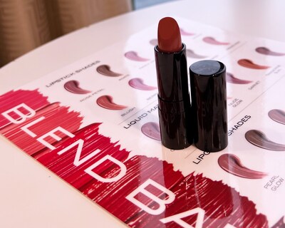 Holland America Line introduces Blend Bar — the first lipstick blending bar at sea.