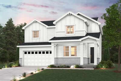 Powell Floor Plan Rendering | New Homes in Dacono, CO | Sweetgrass by Century Communities
