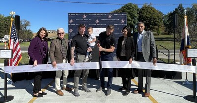 State and local leaders joined Heritage Wood Mills as they officially cut the ribbon and celebrated their grand opening in Glasgow, Missouri.