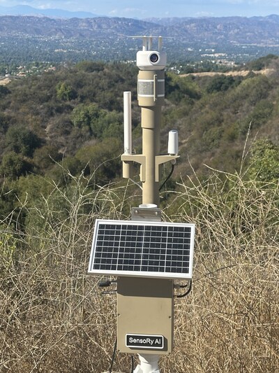 Founded by Ryan Honary, SensoRY AI provides its patented multi-sensor platform to the Valley Christian Schools Wildfire Quest solution that is capable of detecting wildfires in their incipient stage from thousands of feet away and reporting them within minutes.