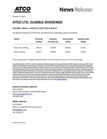 ATCO Q4 2025 Dividend (CNW Group/ATCO Ltd.)