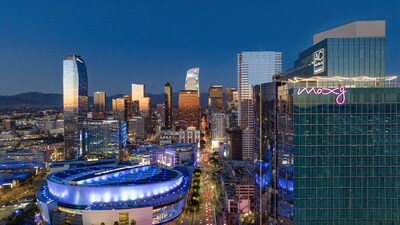 Moxy and AC Hotel DTLA Exterior