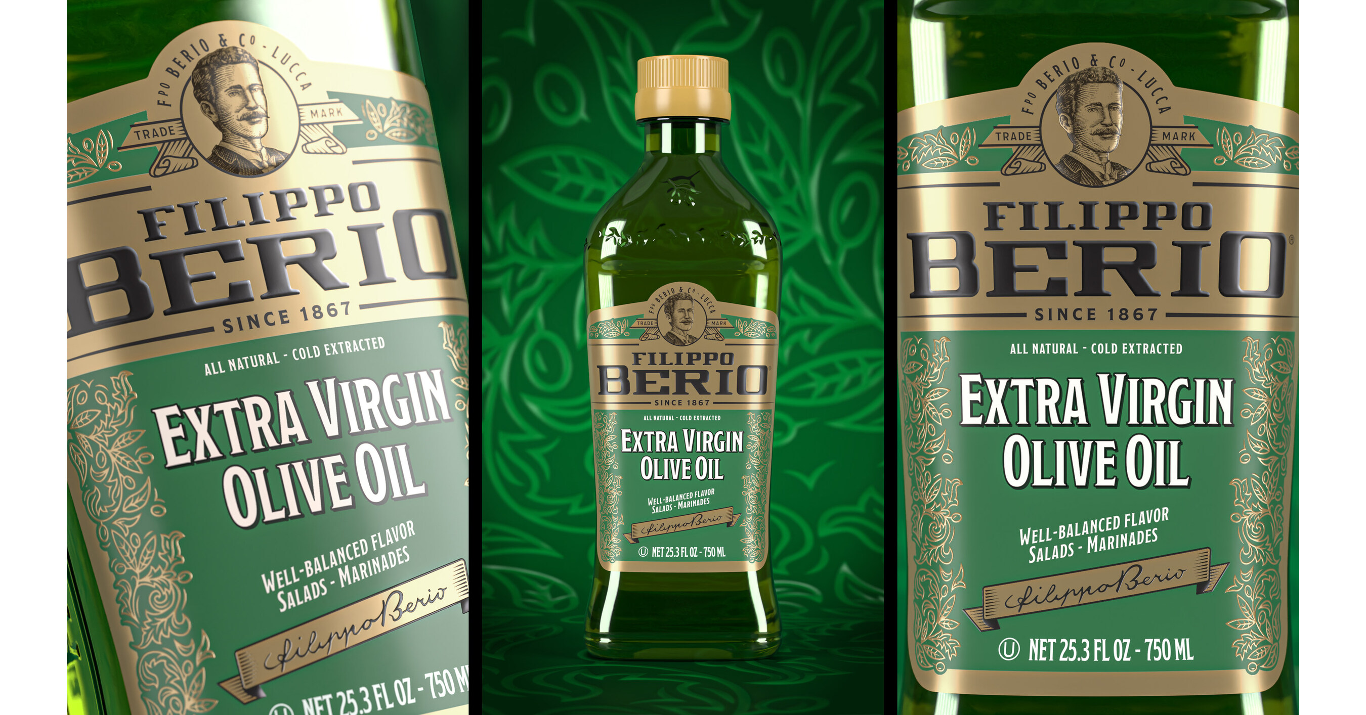 Filippo Berio Enhances Shopping Experience with a New Premium Look,  Highlights Compelling Qualities of Legacy Brand
