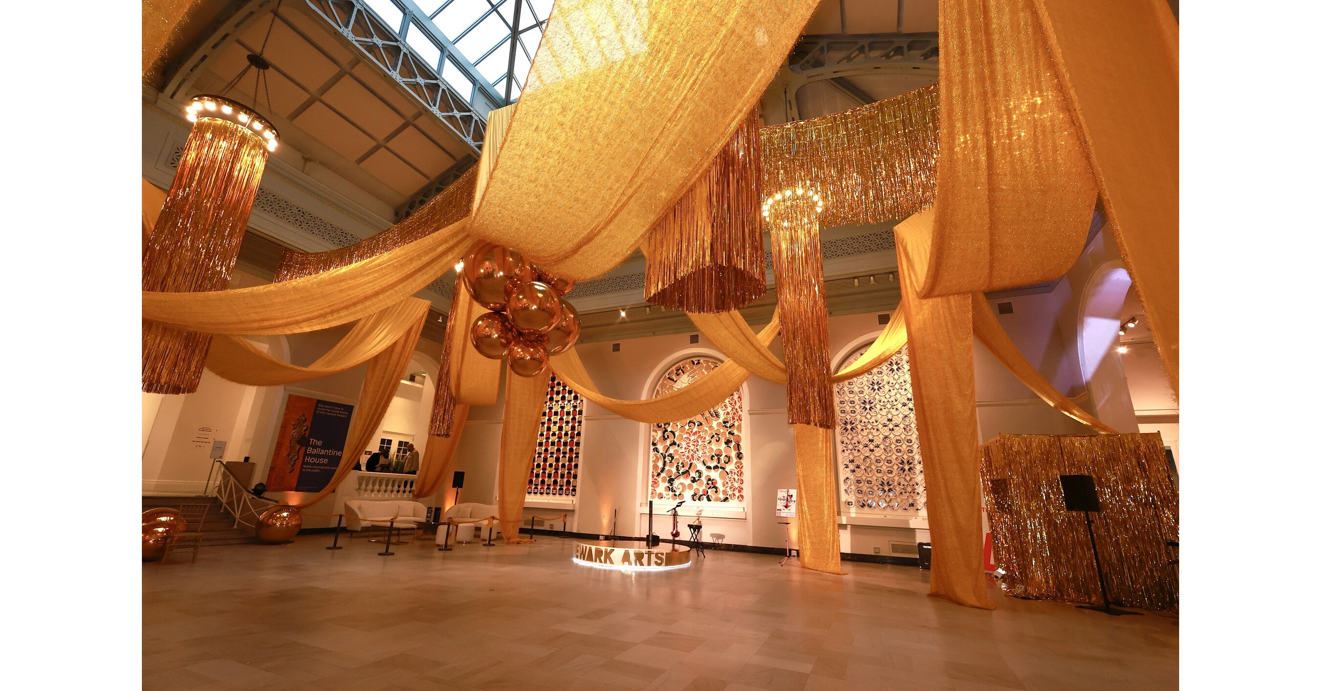Step Into JOY: The Gold Ball Transforms Newark Museum into a Golden Wonderland
