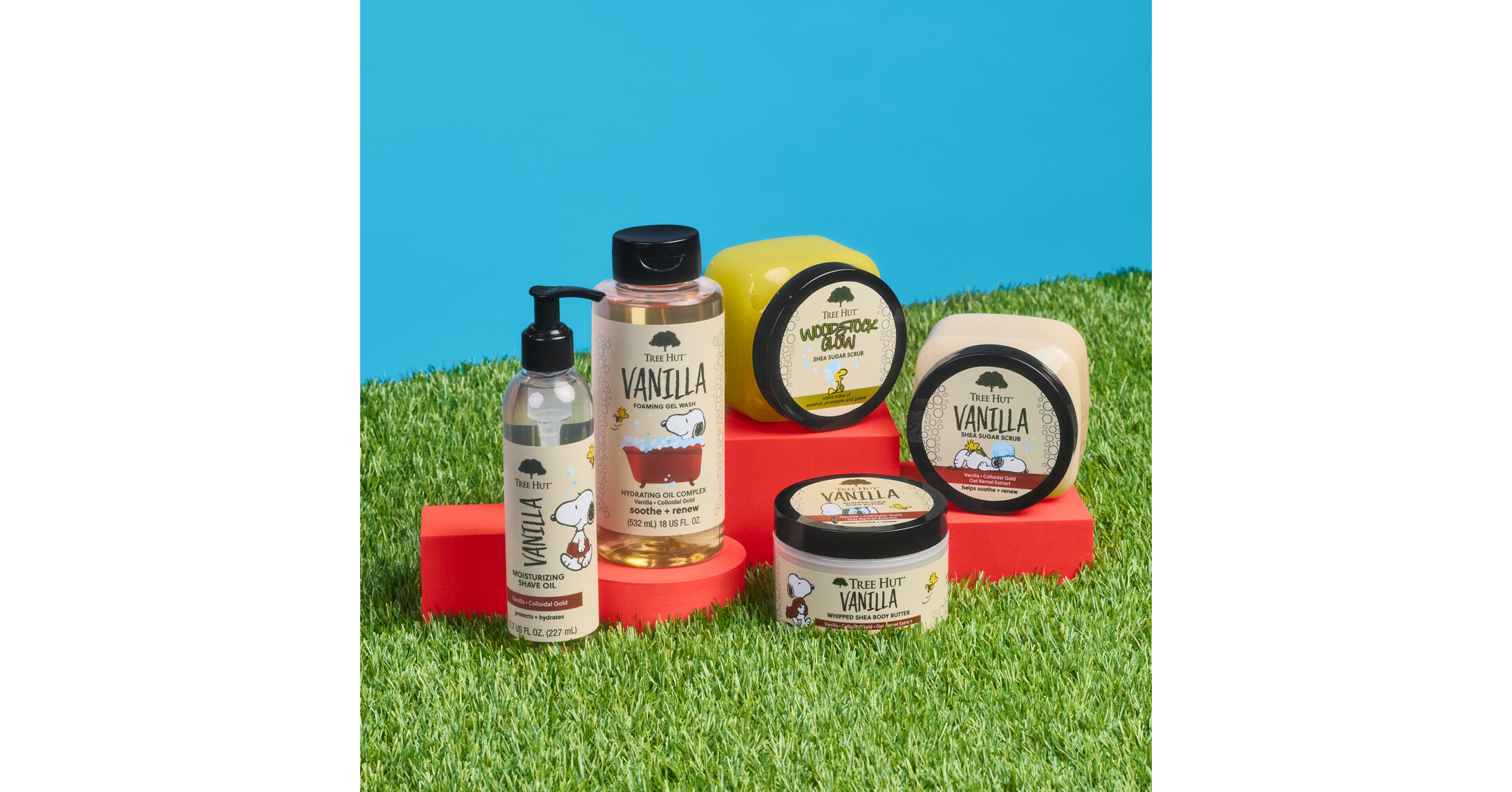 Tree Hut Debuts First-Ever Brand Collaboration with Peanuts for Nostalgic Body Care Line