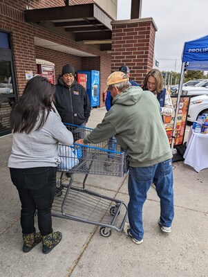Last year's Annual Food Drive in support of FILL WITH HOPE