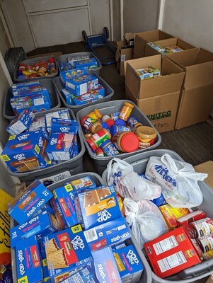 Last year's Annual Food Drive in support of FILL WITH HOPE