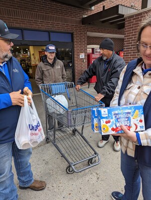 Last year's Annual Food Drive in support of FILL WITH HOPE