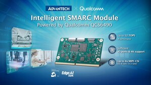 Advantech AOM-5721 Combines SMARC Design and Qualcomm Dragonwing™ QCS6490 for Next-Gen Edge AI