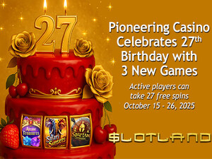 Slotland Celebrates 27 Years of iGaming Innovation with New Games and Birthday Promotions